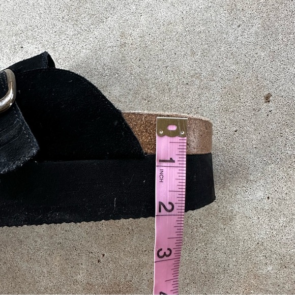 Cushionaire Granola 2 Suede Black Platform Clog Women’s Size 9 W - Picture 5 of 13